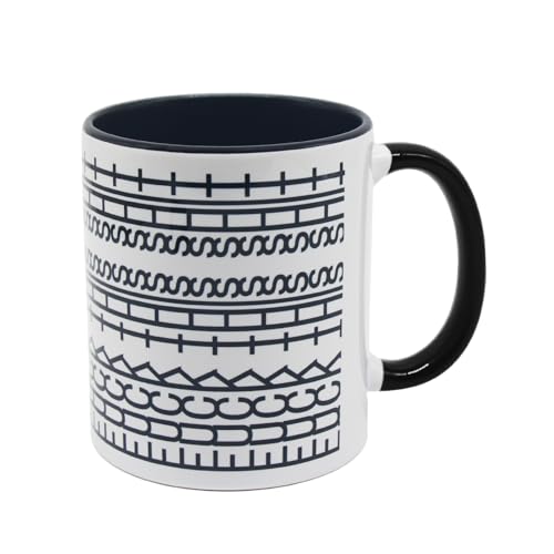 WAWJ® 350 ml Taza de café de cerámica, Mensaje oculto Taza de café con asa aislada, divertida taza de té Té, Para bebidas frías y calientes WAWJ® 350 ml Taza de café de cerámica, Mensaje oculto Taza de café con asa aislada, divertida taza de té Té, Para bebidas frías y calientes