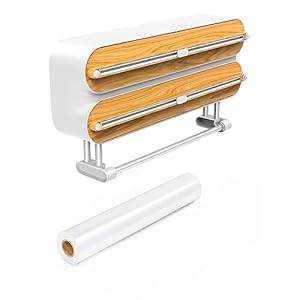 Ujjdwiurgh 3-in-1 Magnetischer Folienschneider Wandmontage