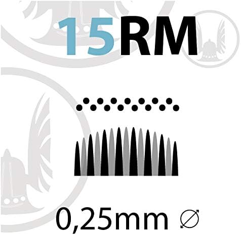 Viking Ink USA - 15 ROUND MAGNUM (0.25mm) - Sterile and disposable tattoo cartridges - Box of 10 units - Image 3