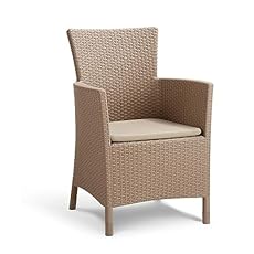 Keter Iowa - Sillón de jardín para exterior e inte...