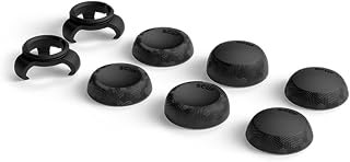 SCUF Control Empuñaduras para el Pulgar - Pack de 6 con 2 Bases - Táctica - Empuñaduras de Pulgar para Joystick para Xbox One y Xbox Series X|S, PS4, PS5, Nintendo Switch Controlador Pro - Negro