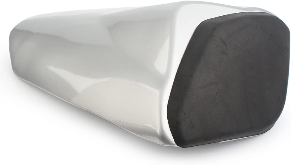 Cnaloo12 Motorbike Rear Passenger Pillion Seat Cover Motorbike Cowl Pad Motorbikes Fairing Tail Cover for Kawasaki Ninja ZX6R 2009 2010 2011 2012 2013 2014 2015 2016