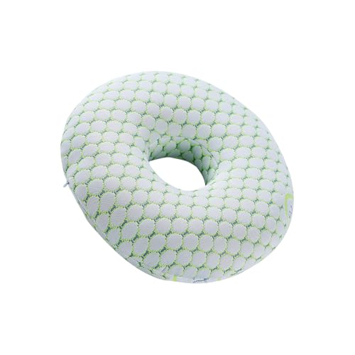 Ear Piercing Pillow, Ergonomic Headrest Cushion, Contoured Support with Ear Hole, Soft Comfortable Memory Foam Pillows, Ideal for Spa, Yoga, Bedroom, Workplace, Camping, Travel, Living Room, Sleeping