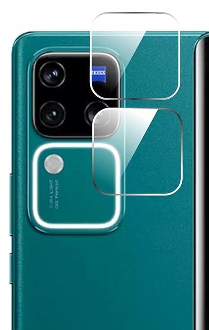 Image of PreCure (Pack of 2) Back Camera Lens Protector for Vivo V30 / Vivo V30 Pro - 9H Tempered Glass, Anti-Shock, Anti-Scratch, HD Clear