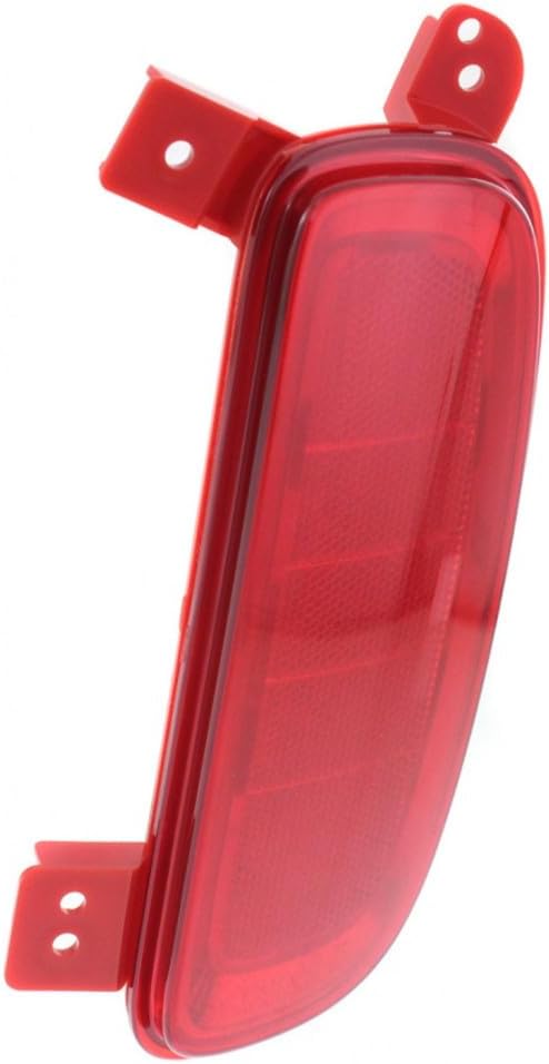 CarLights360 For Kia Sorento Rear Bumper Reflector 2014 2015 Passenger Side DOT Certified KI1185104 | 92406 2P700