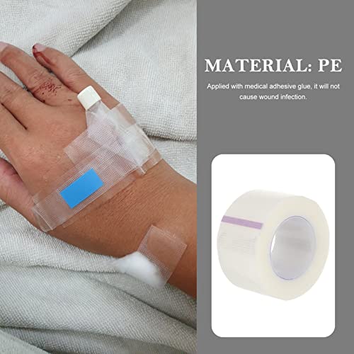 HOMSFOU Fita Esparadrapo 6 Pe Sensível à Pressão Médica de Sensível Cirúrgica Clara de Bandagem de P