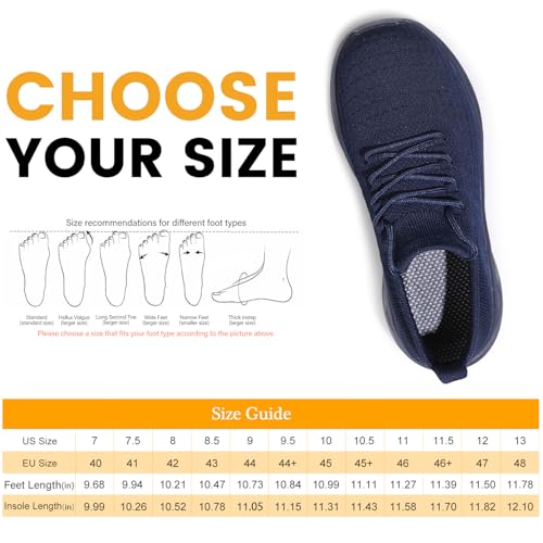 Image of Mens Slip on Walking Shoes Comfort Sock Shoes Non Slip Mesh Casual Running Sneakers