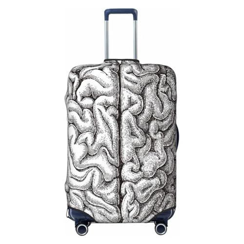 Medical Human Brain Luggage Cover for Suitcase, Suitcase Cover Protector Fit 25-28 Inch Luggage Travel Accessories, L