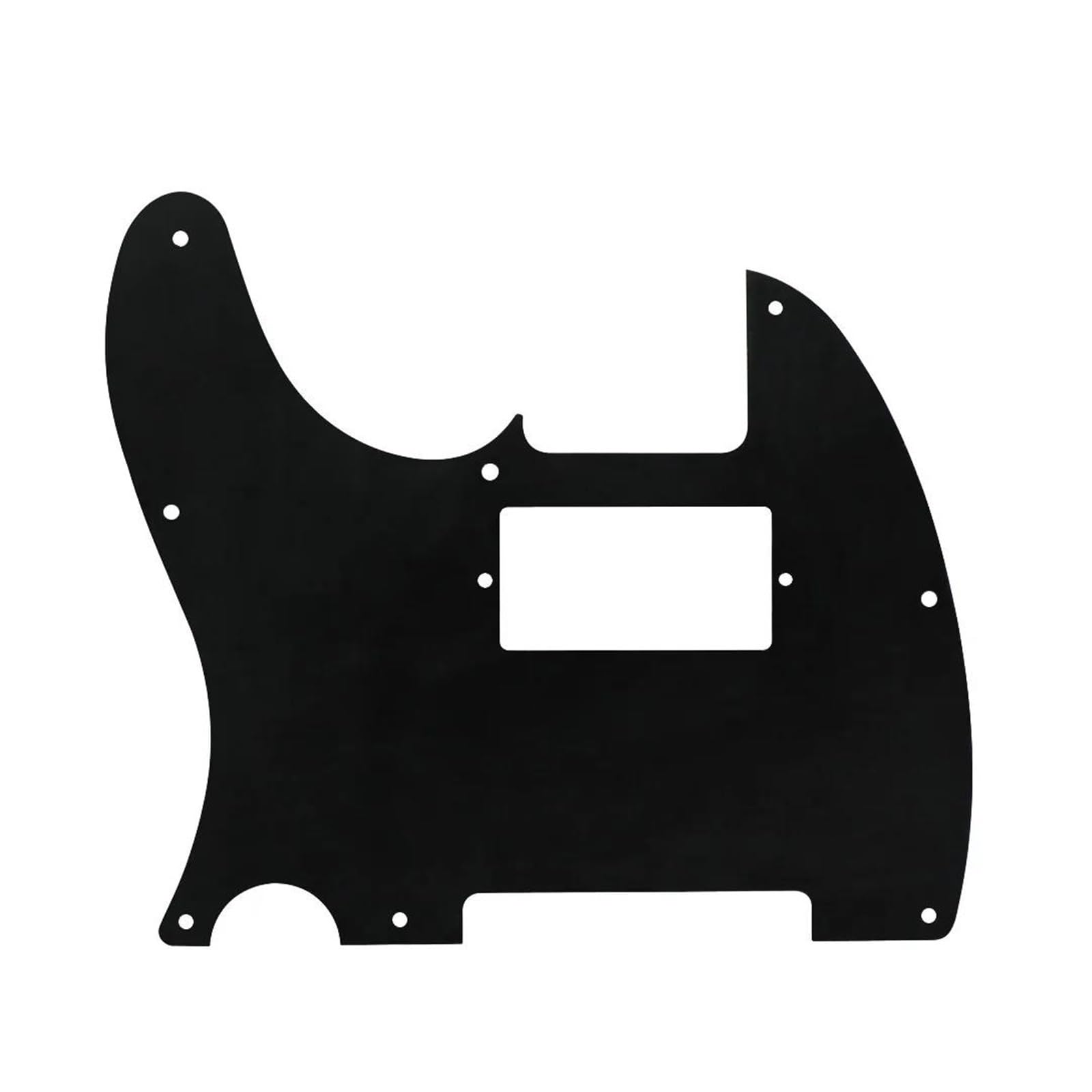 maskownica do gitary 1PC Guitar Pickguard Humbucker Pick Płytka ochronna przed zarysowaniami i śruba(Black Cream)