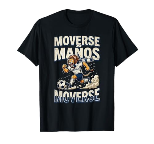 Moverse Maños León Zaragoza Fútbol Fan Blanquiazul Camiseta