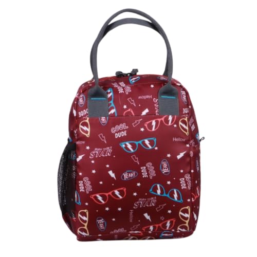 Image of Outrider Polyester Jumbo Lunch Bag,Lunch Bag for Office Men, Women and Kids, Quality Tiffin Bag for School, Picnic, Work, Carry Bag for Lunch Box, 12 litres,