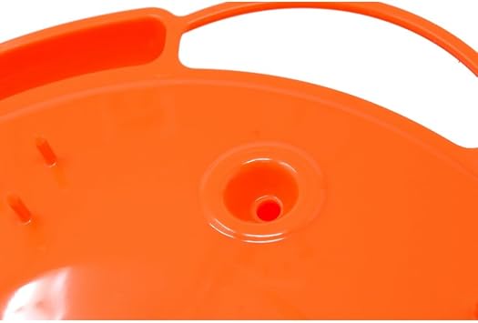 Songbird Essentials Ultimate Oriole Feeder, 32 oz, Orange, Holds Nectar, Jelly & 4 Orange Halves, Built-in Ant Moat