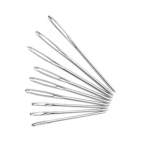 Beatifufu Knit Kit Big Hole 9 Sizes Round Knitting Easy Threading for Sewing Knitting DIY