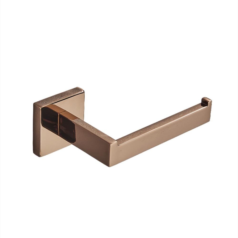 Porte-serviettes doré rose 40 cm avec fixation murale stable anti-rouille