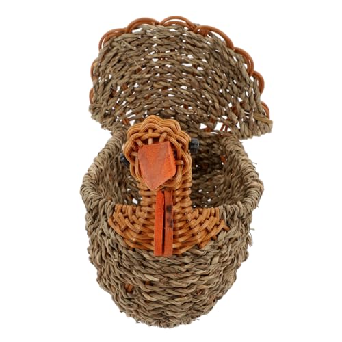 Garneck Cestino di tacchino in paglia scodella cestini per il pane fruttiera a più livelli cesti cesta cestino cestini per l'organizzazione pp