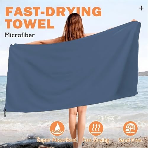 Serviette de camping super absorbante en microfibre pour natation - 7