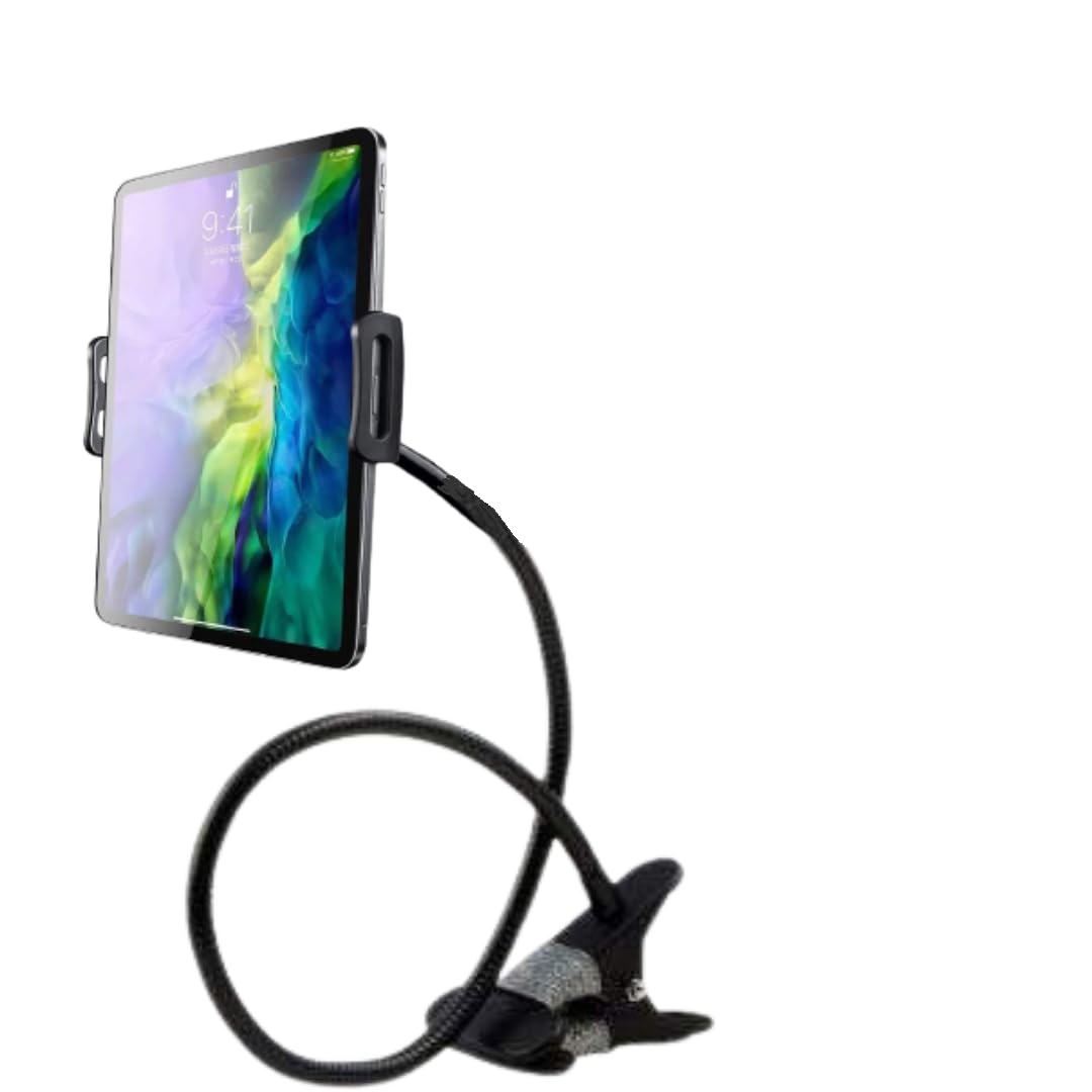 king shine Universal Gooseneck Phone Holder, Flexible Long Arm Screw Lazy Tablet Stand Mobile Stand for Table and Bed Compatible with All Smartphones and Tablet (Black) (B0CCYKCVXV) Amazon Price History, Amazon Price Tracker