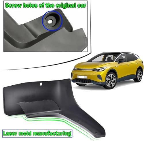 Garde-boue pour VW EV anti-rayures de gravillons bas de caisse - 4