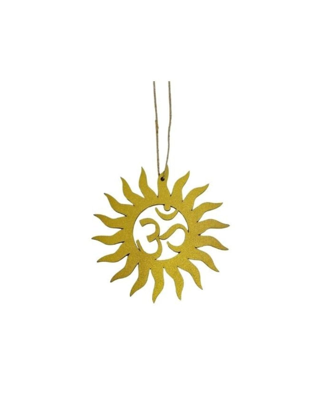 Chintavan Enterprise Surya Om Art Dream Catcher Car Hanging Handmade Wall Hanging, Home Decor, Garden, Car, Outdoor, Bedroom-image-40