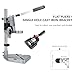 Drill Press Stand with Bench Clamp, Portable Adjustable Benchtop Single Hole Table Repair Tool Electric Drill Press Adapter Bench Clamp Tools for Hand Drill Workstation
