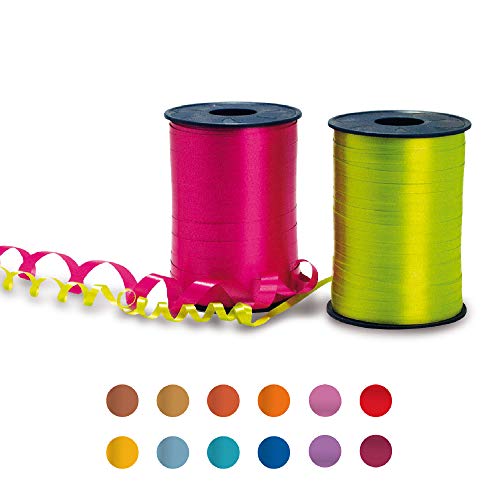 C.E. Pattberg AMERICA Gift curling Ribbon slate (grey), 273 yards of balloonribbon for Gift Wrapping 0.39 inches width - Image 2