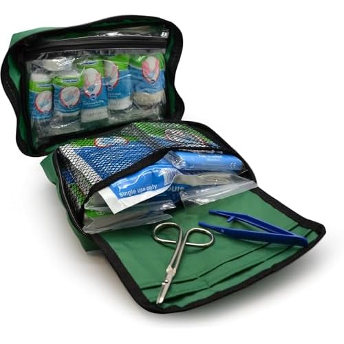 Astroplast 90 Piece Premium Kit Includes Eyewash, 2 x Cold (Ice) Packs and Emergency Blanket for Home, Office, Car, Caravan, Workplace, Travel – First aid Kit Bag