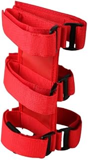 Rugged Ridge 13305.20 Red Roll Bar Fire Extinguisher Holder