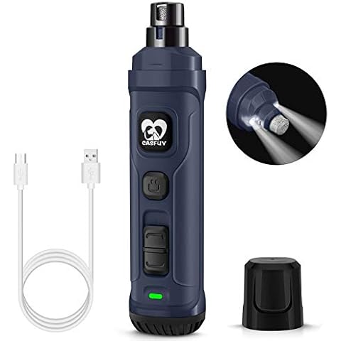 Casfuy Dog Nail Grinder with LED Lights Cover