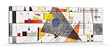 Producto de calidad 1art1 1art1 Vassili Kandinsky Póster Impresión En Lienzo Horizontal, 1924 Cuadro En Bastidor De Camilla De Madera  Mural XXL  Imagen 150x50 cm