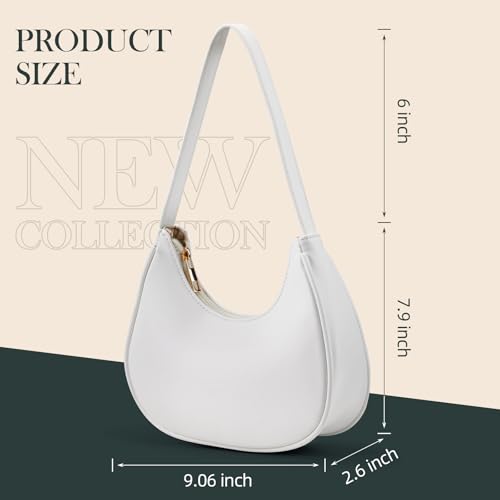 Shoulder Bags for Women Mini Clutch Purse with Zipper Closure,Classic Cute Hobo Tote Handbag2