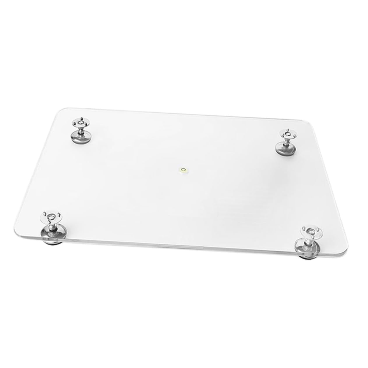 Verstellbare Nivellierplatte aus Acryl mit Höhenverstellbarer Selbstgemacht Funktion und Weißem Design für Büro und Studium zur Präzisen Epoxidharz Tischplatte