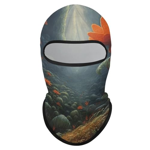 Balaclava para Hombres y Mujeres - Máscara de Naranja Flor de Naranjo para Ciclismo, Esquí y Actividades al Aire Libre miniatura 7