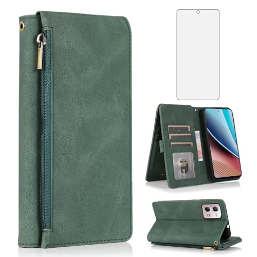 Coque cuir vintage Moto G Stylus 4G 2023 Asuwish protection d'écran intégrée
