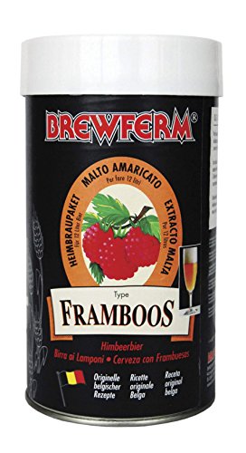 selber BIER brauen 1,5 kg Framboos Bierkit (Himbeere) von brewferm