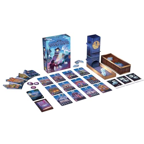 Spooky Tower juego de mesa estrategia familiar rápido miniatura 3