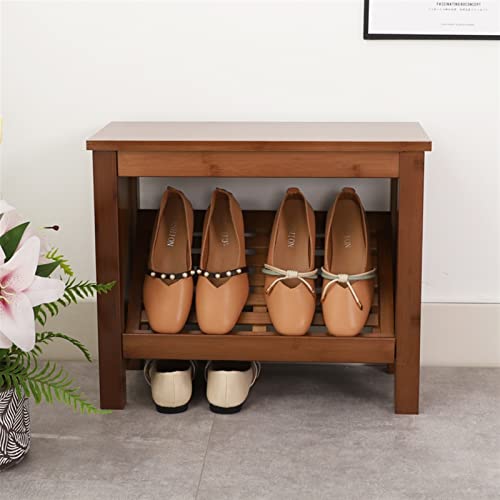 Étagère à chaussures entrée compacte avec banc de l'armoire à chaussures intégré - 6