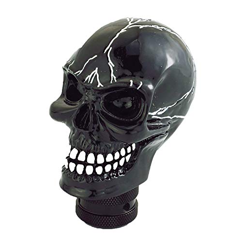 Bashineng Skull Shifter Knob Gear Shift Stick Handle Transmissions Shifting Lever Fit Most Manual Automatic Car Truck Suv (Black) #TOP5