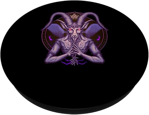 Miniatura 2 de Occult Gothic Aesthetic Baphomet PopSockets Swappable PopGrip