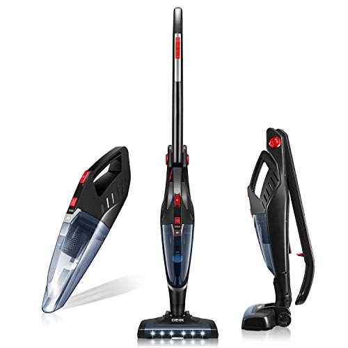 Deik Cordless Stick Cleaner Lightweight 2 in 1 Handheld Vacuum with Rechargeable Lithium