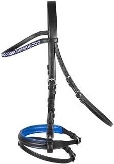 PFIFF 102708 Larea - Zamba para trenza, color negro y azul