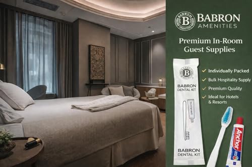 Image of Hotel dental Kit (Pack of 50) - 1 Toothpaste and 1 Toothbrush Set - Hotel Amenities and Accessories | Perfect for Hotels, Marriage Halls, Guest Houses, Resorts & Hospitals