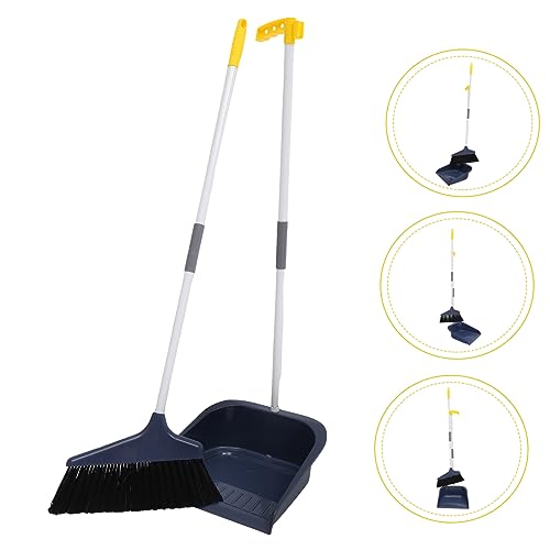 POPETPOP Hochleistungs Besen und Kehrschaufel Satz mit Langem Stiel Ergonomisch für Haushaltsreinigung Einfach zu Bedienen für Aufnahme von Schmutz – Bild 4