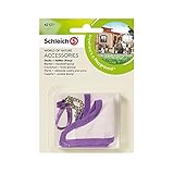Figura pintada a mano Schleich - Manta y cabezada cuadra para Pony, Set de Accesorios (42121)