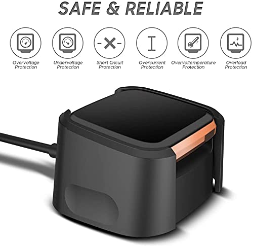 Emilydeals Caricabatterie Per Fitbit Versa 2 – Cavo Dock 1m, Alimentatore USB – Non Compatibile Con Versa/Versa Lite