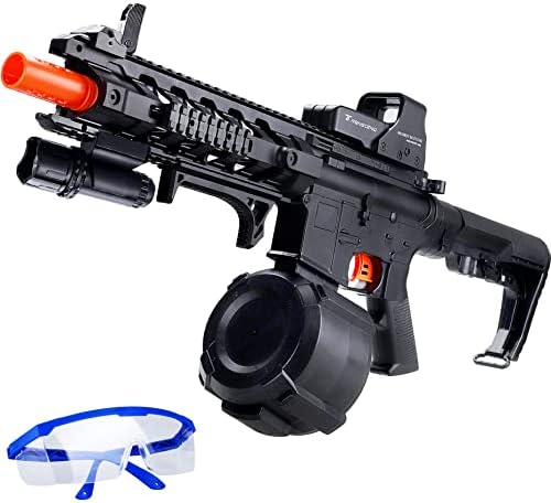 KASQERT M416 Gel Ball Blaster Splat Gun, Automatic Splatter Ball Gun with 55000 Water Beads, Age 14+(Gen 9) 1