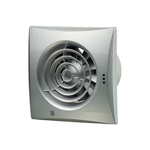Abluftventilator Quiet Aluminium Edition mit Hygrostat Cover