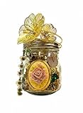 Tarro de regalo de joyería, caja de joyería sorpresa para mujer, juego de regalo de tarro misterioso que incluye collar, aretes, anillos, pulsera, llavero, clip para el pelo, regalos únicos para