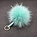 Focisa Portachiavi Keyrings Keychains Donna Uomo Simpatico Portachiavi A Sfera in Peluche in Molti Colori Menta