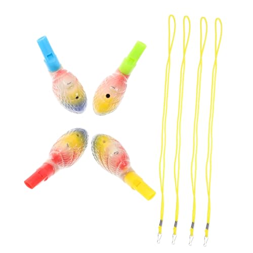 SOLUSTRE 10pcs Slide Whistles Fun Musical for Parties Schools Travel Creative Ceramic Whistle Ergonomic Design for for Developing Musical Skills Random Color