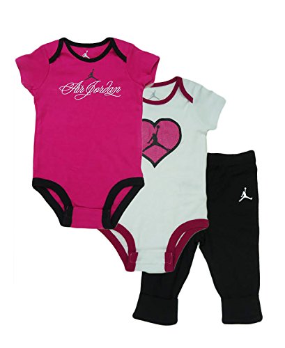 Image of New Nike 3 Piece Bodysuit Bottom Set - Boys' Infant (9-12 Months, Black)